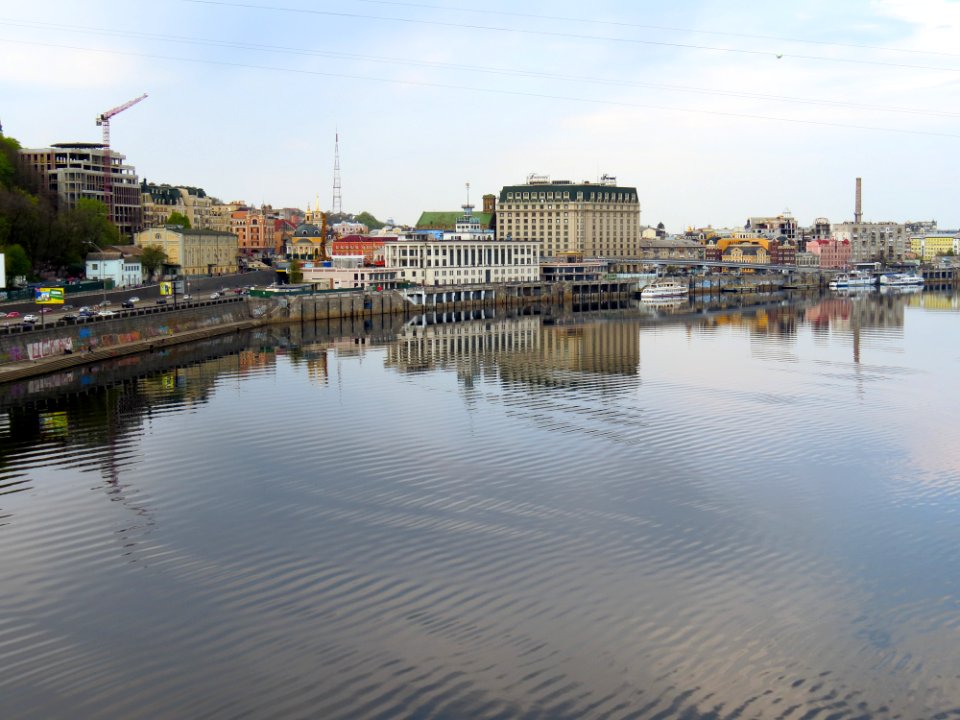 Podil view from Dnieper