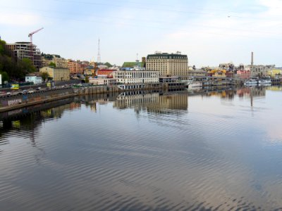 Podil view from Dnieper
