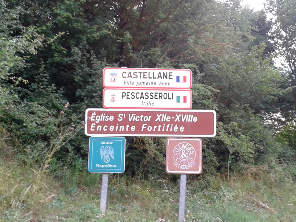 Panneau Castellane Jumelage