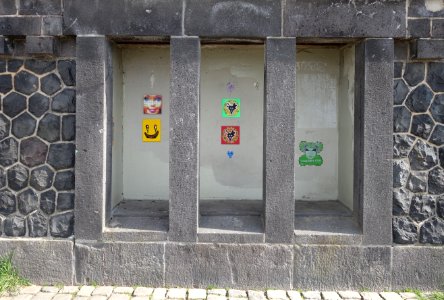 Plakatkunst Rhein-Kasematten, Düsseldorf, März 2021 (2)