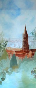 Peinture murale, Palais Niel, Toulouse 03