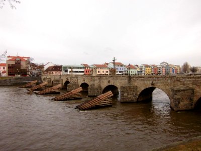 Písecký most přes řeku Otavu