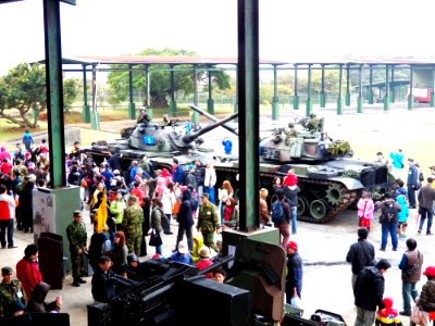 People around Tanks after the End of Testing Demo 20130302a