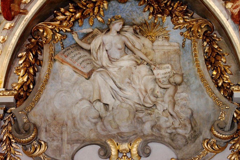 Peinture, salle des Illustres, Toulouse 01