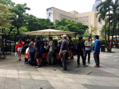 People around Table Watching Game Playing 20160430c photo