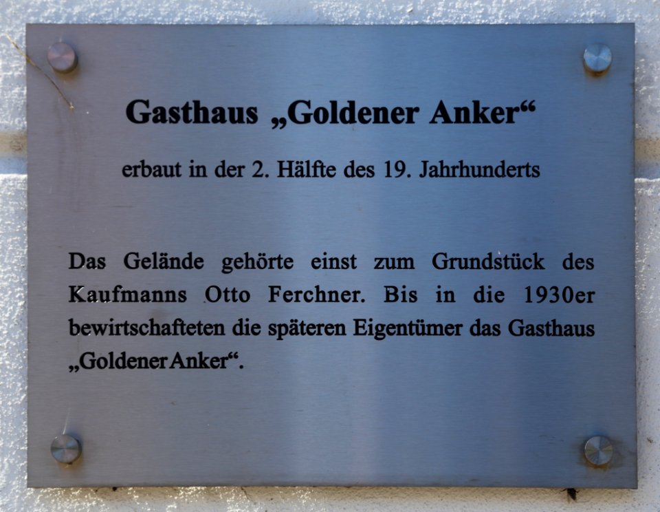 Putbus Haus August Bebel Strasse 4 Gasthaus Goldener Anker 02