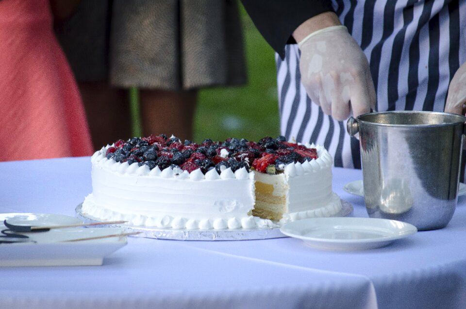 The ceremony dessert pastries
