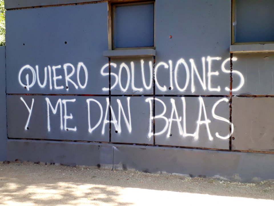 Quiero soluciones y me dan balas