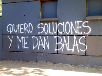 Quiero soluciones y me dan balas