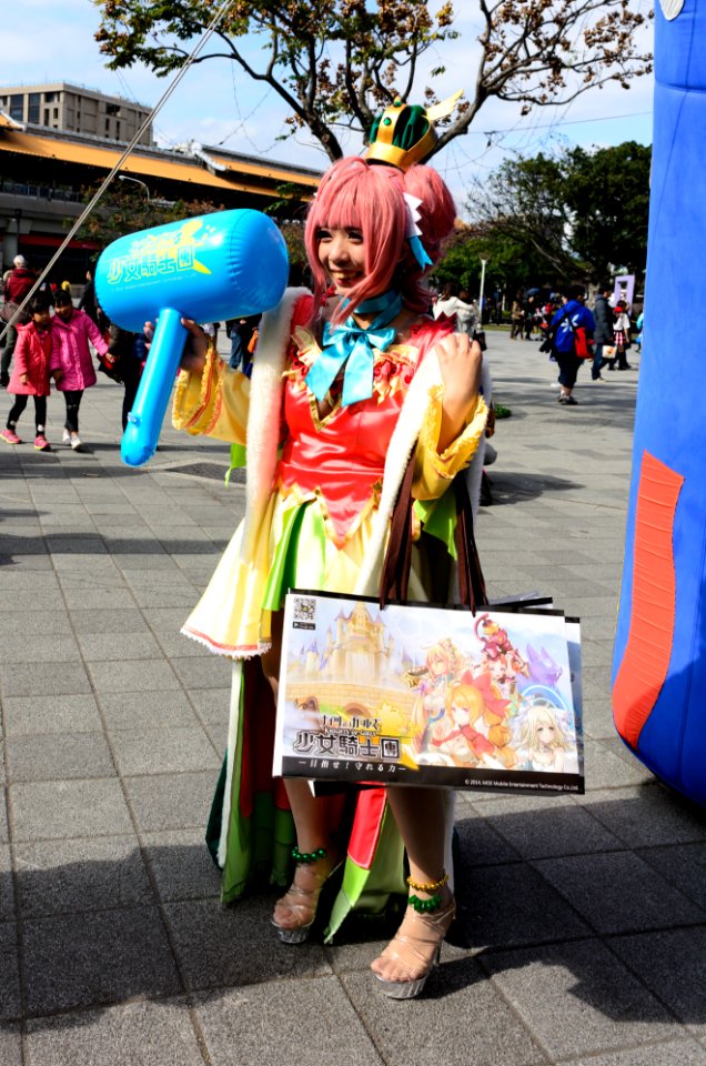 Promotional Model of Knights of Girls at FF25 20150201