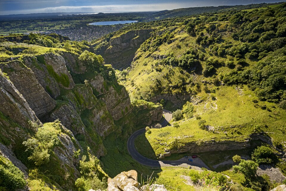 England valley cliffs