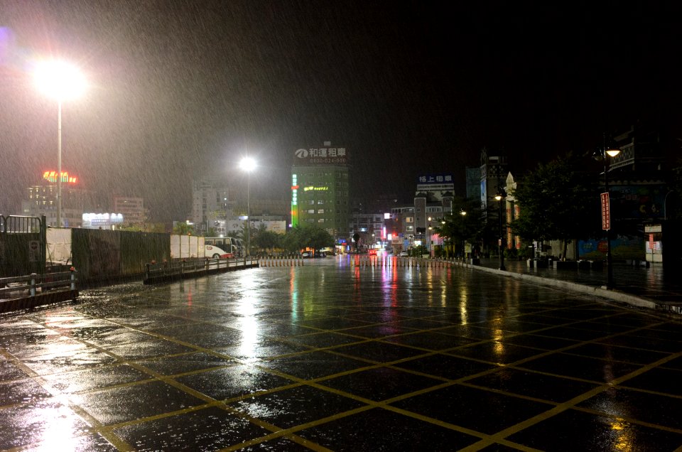 Rainy Night of Hualien City 20160813