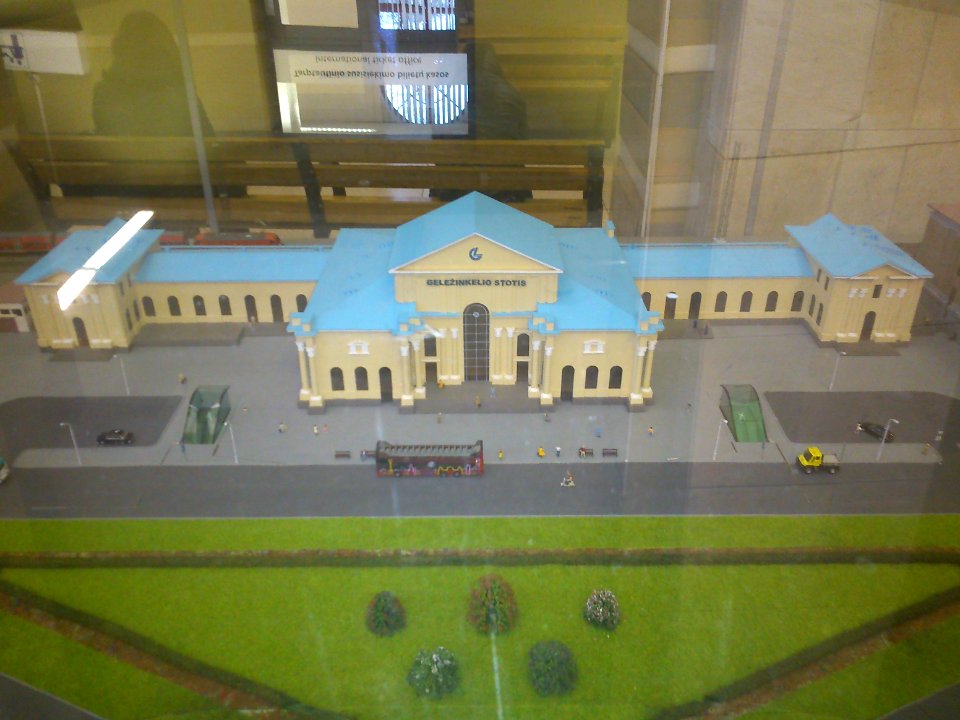 Rail station in VNO, LT (Model)