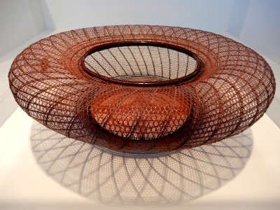 Rasenmon Hakago, Vannerie en spirale pour l'ikebana, Chikuunsai Tanabe II