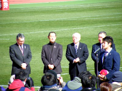 Pre-Ceremony, 50th All-Japan Rugby Football Championship ‐01