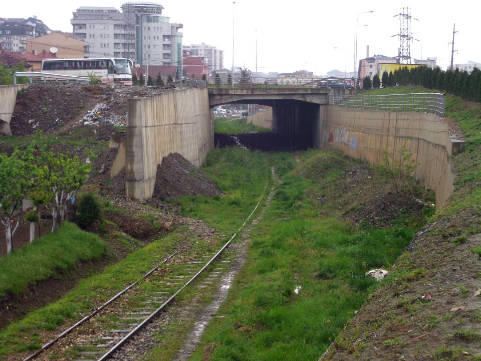 Pristina track to Podujevo