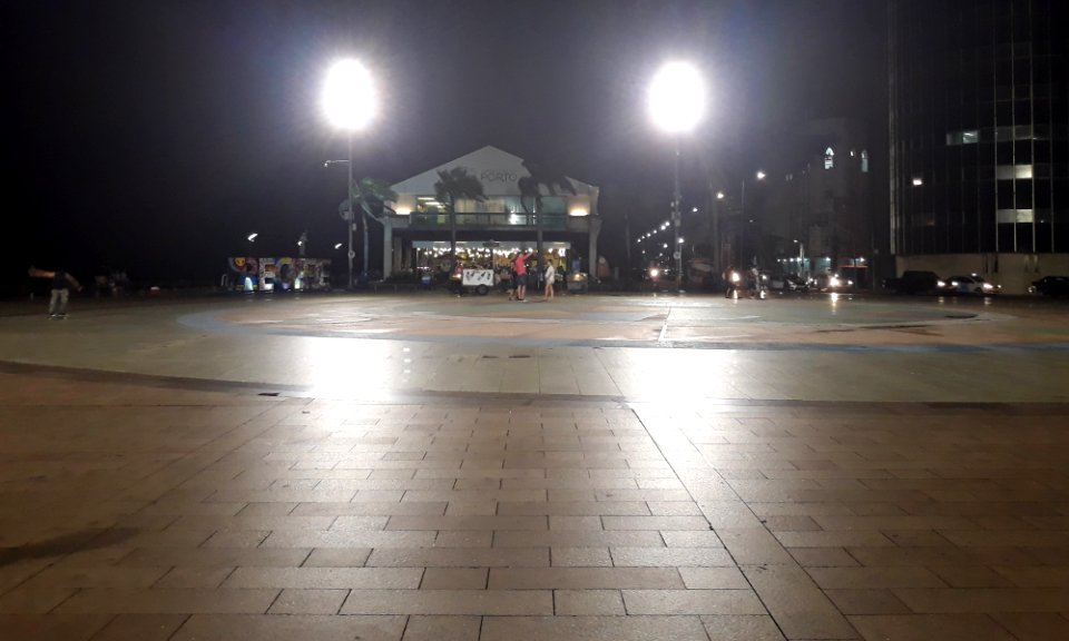Praça Rio Branco à noite, Recife (PE)
