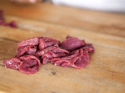 Kitchen meat eating