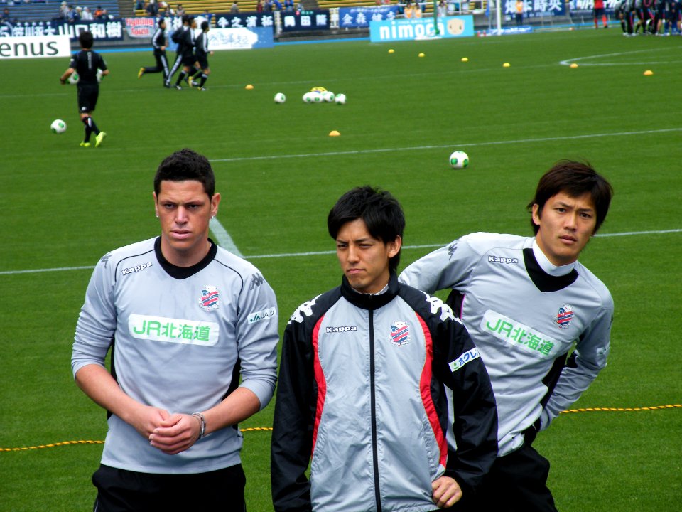 Telê, Furuta and Uehara of Sapporo, 20130324