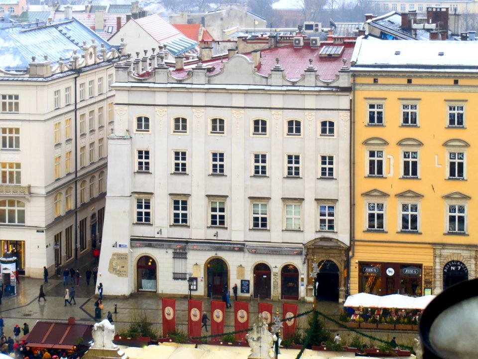 Szara kamienica w Krakowie