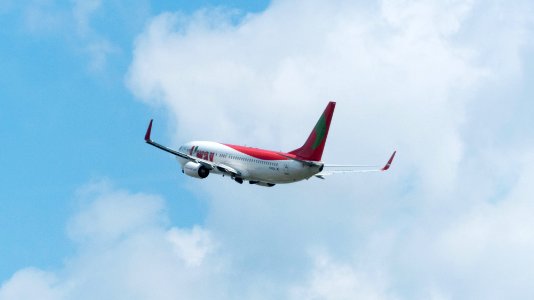 T'Way Air Boeing 737-8GJ HL8021 Taking off from Taipei Songshan Airport 20150913b
