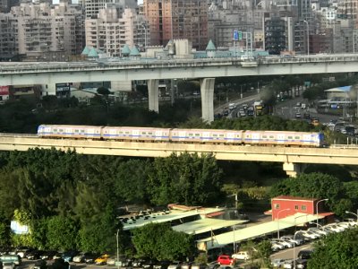 Taoyuan Airport MRT Train at Guishan, Taoyuan 20171220