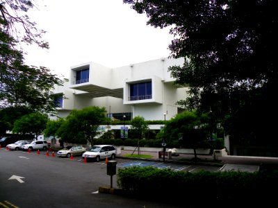 Taipei Fine Arts Museum East Side and Car Park