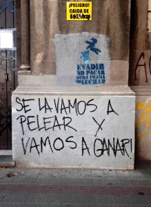 Stencil en Vicuña Mackenna 22 de octubre 2019 2