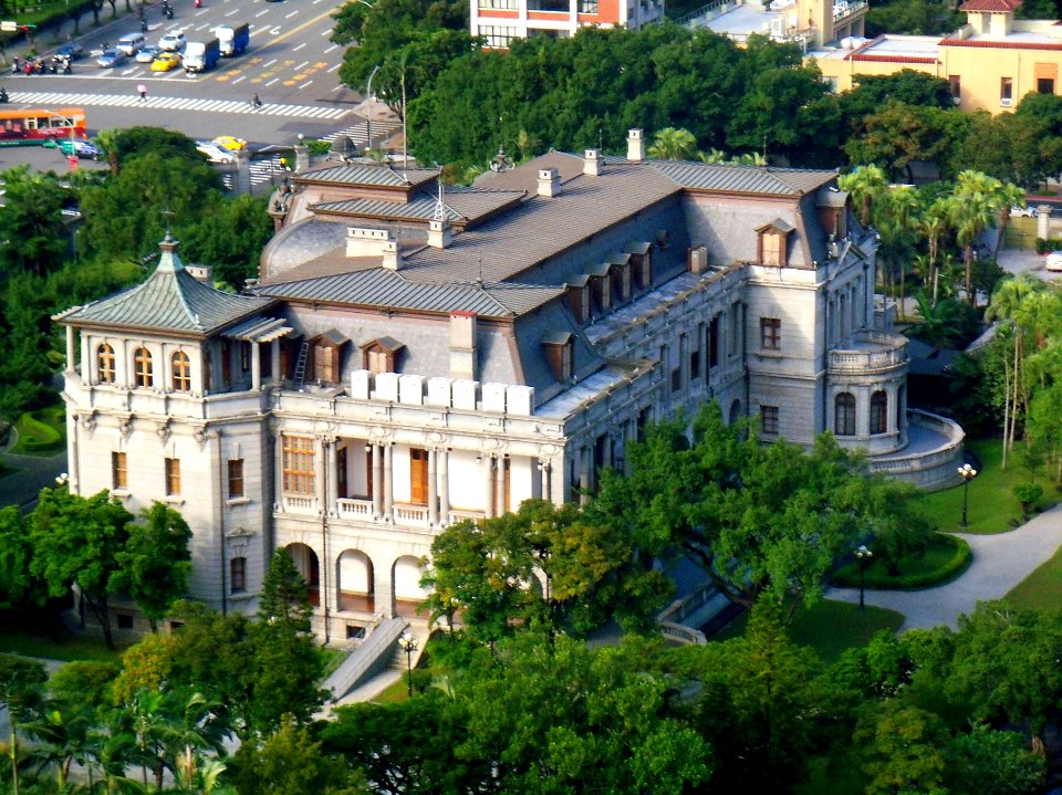 Taipei Guest House Main Building Birdview 20101203