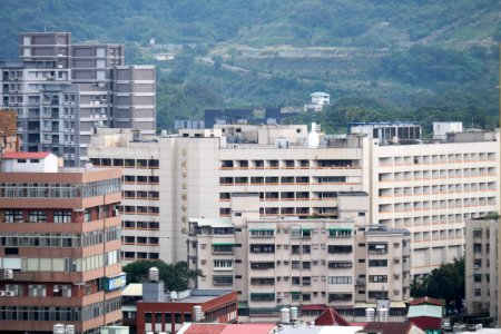 Taipei City Hospital Zhongxiao Branch View from New Silicon Valley Commerical Building 20141210