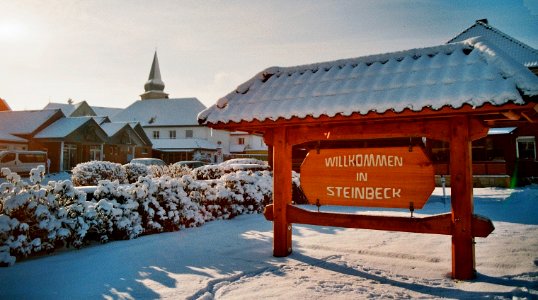 Steinbeck Willkommenstafel 1
