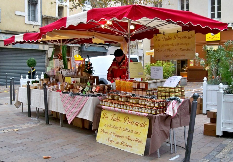 Stand de la Foire de St Siffrein