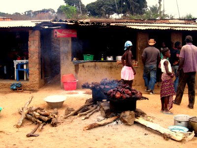 Streetscene Angola village