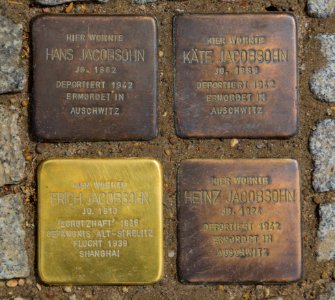 Stavenhagen Stolpersteine Familie Jacobsohn 01