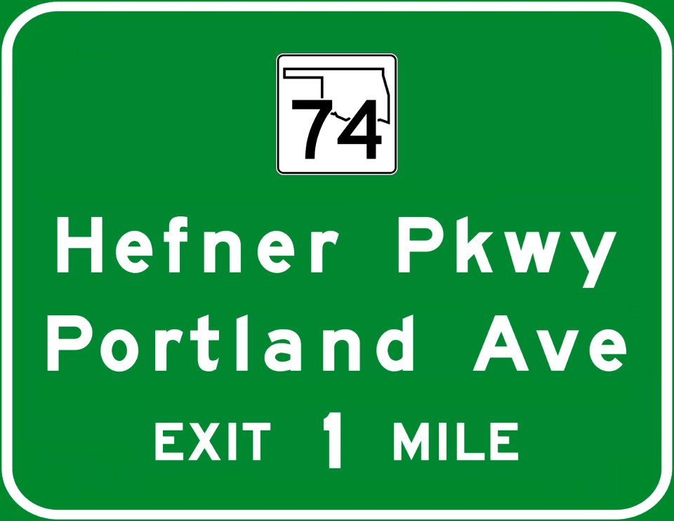 STATE HIGHWAY 74 Hefner Pkwy Portland Ave