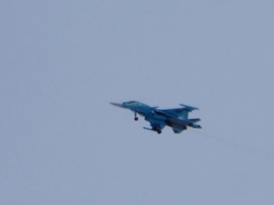 Su-34 when landing on a glide path (08)