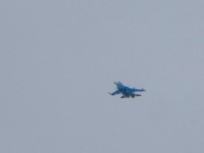 Su-34 when landing on a glide path (01)