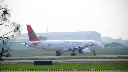 TransAsia Airways Airbus A321-131 B-22606 at Taoyuan International Airport 20140330