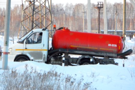 Sump truck based on GAZ-3310