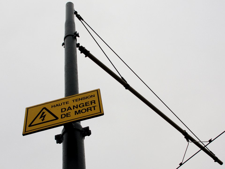 Tram haute tension