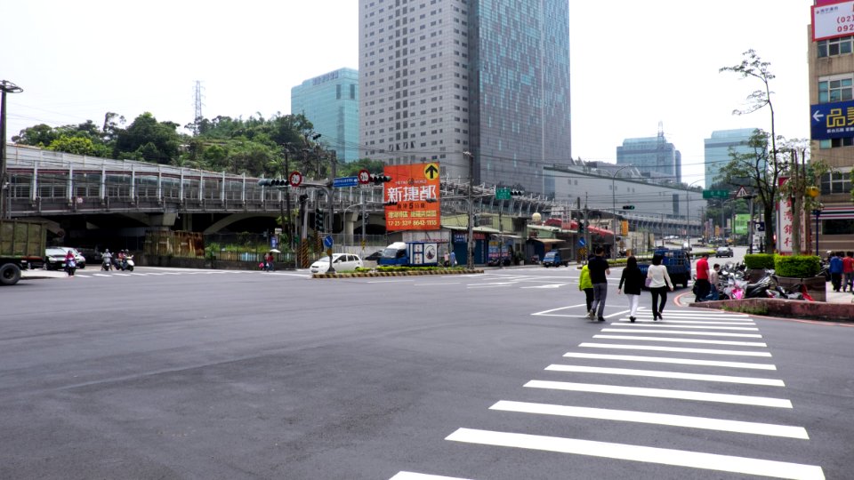 TRA Xike Station View from Datong Road Section 2, Xizhi 20150430 photo