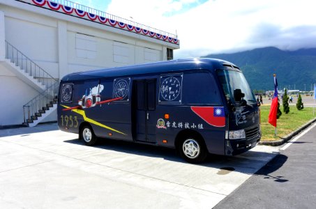 Toyota Coaster of ROCAF Thundertigers at Hualien Air Force Base 20170923a