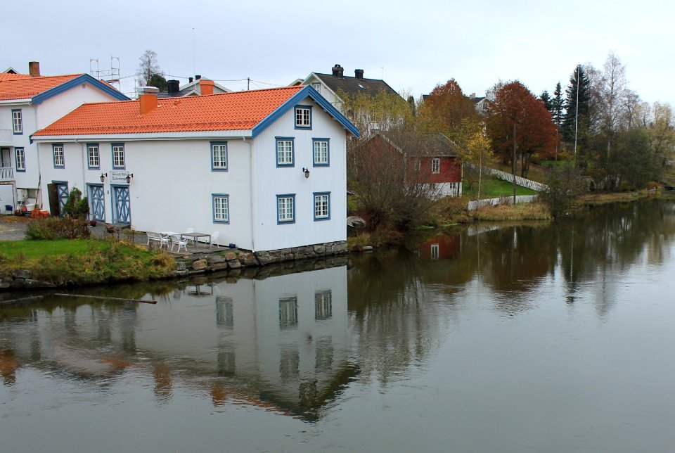 Traditional house by Andelva, Akershus, Norway