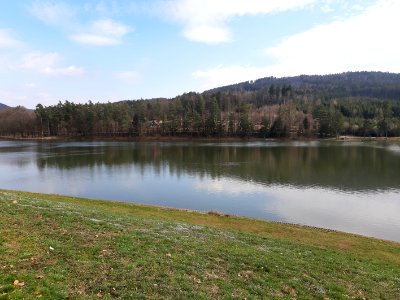 Trip okolo přehrady - Luhačovice 20210330 153948