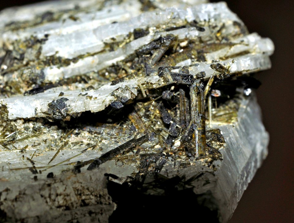 Tourmalines var. dravites et schorls (Brésil) 1