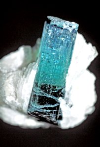 Tourmaline, feldspar