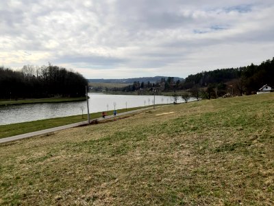 Trip okolo přehrady - Luhačovice 20210330 151021