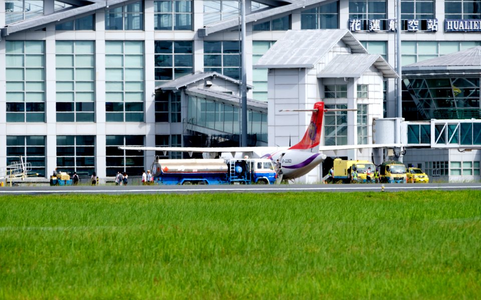TransAsia Airways ATR 72-212A B-22821 Parked at Hualien Airport 20160813