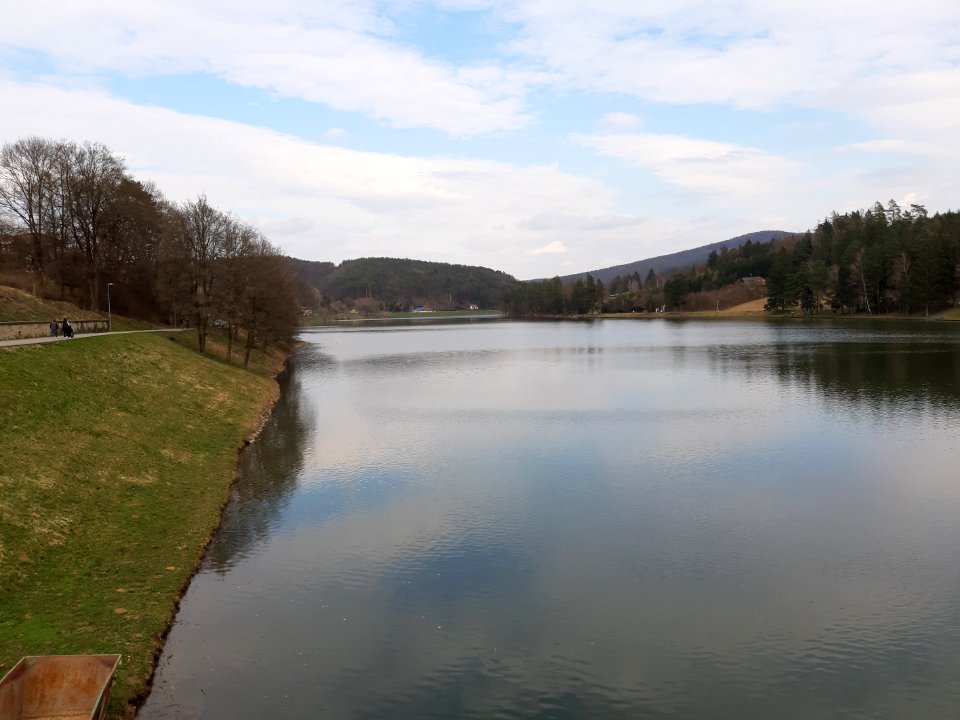 Trip okolo přehrady - Luhačovice 20210330 161218
