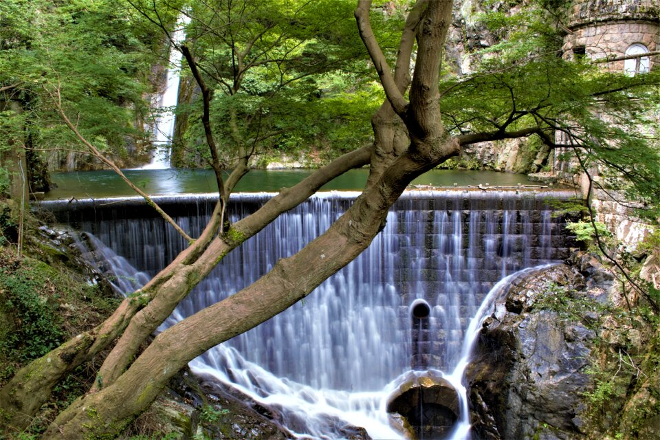 Nature landscape cascade